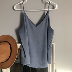 Express double v neck cami